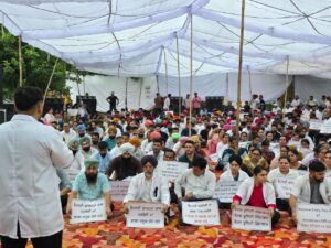 Punjab Vet Doctors Protest for Pay Parity Restoration